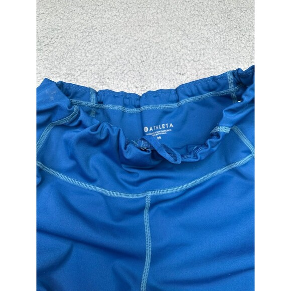 Athleta Contender tights beautiful blue sz medium - Picture 2 of 11
